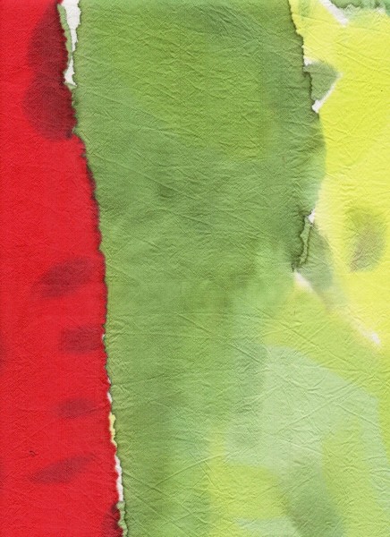 LANDSCAPE #7  painted silk on foam . 22x25 cm. 2015 